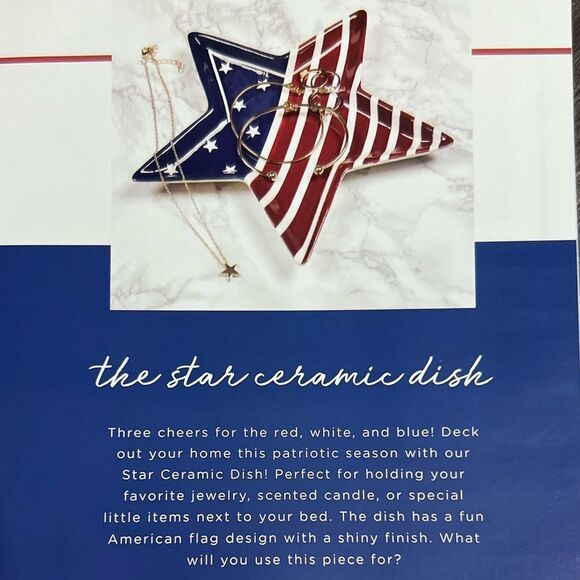 Decorated Home Decor Bundle, 5 Pieces, Subscription Box Americana 2022. NIB! - Picture 7 of 16